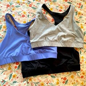 Tek Gear sports bras. 3 pack.